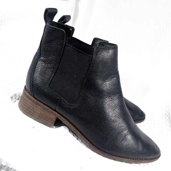 LUCKY BRAND! LUFTI BLACK GENUINE LEATHER MOD ANKLE BOOTS, BOOTIES! SZ 9.5M - Picture 10 of 10
